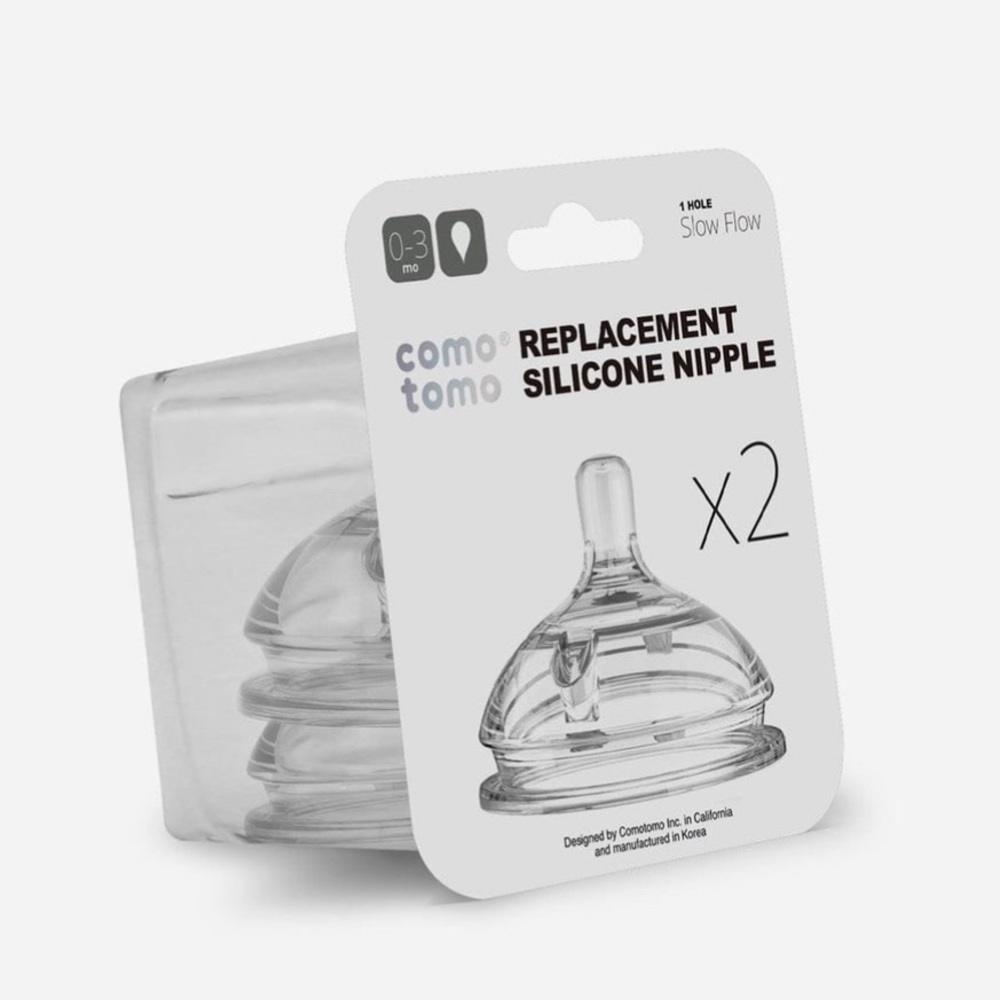 NEVER USED, Como Tomo replacement silicone nipple, slow flow